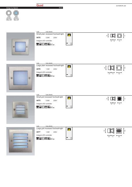 PAGE 1-5 TECHNICAL INFORMATION.FH11 - Spazio Lighting