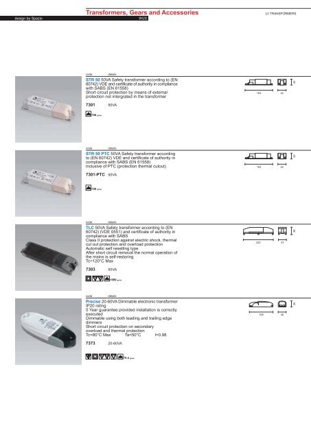 PAGE 1-5 TECHNICAL INFORMATION.FH11 - Spazio Lighting