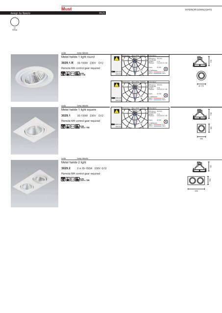 PAGE 1-5 TECHNICAL INFORMATION.FH11 - Spazio Lighting