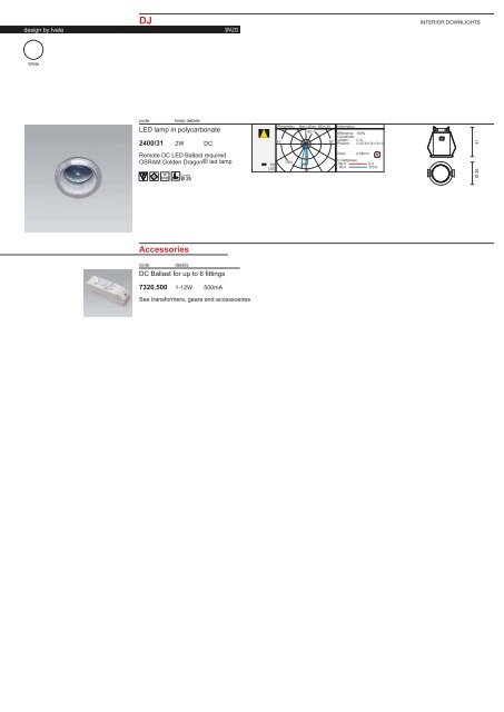 PAGE 1-5 TECHNICAL INFORMATION.FH11 - Spazio Lighting