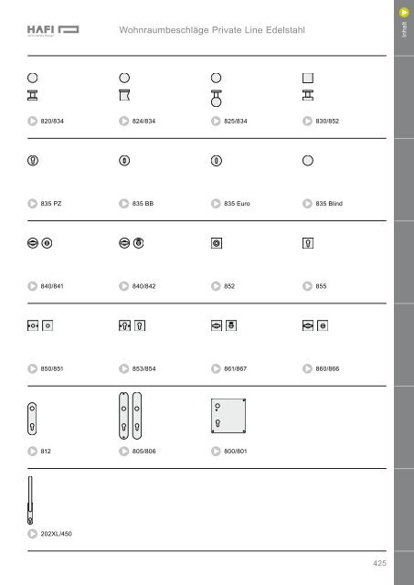 WohnraumbeschlÃ¤ge Private Line Smart Line 08 W ...