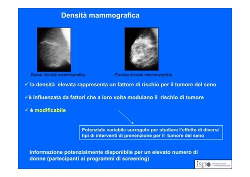 fattori di rischio modificabili per il tumore della mammella