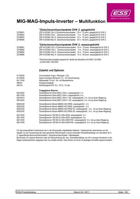 MIG-MAG-Inverter – Multifunktion