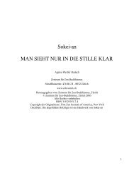 Sokei-an MAN SIEHT NUR IN DIE STILLE KLAR