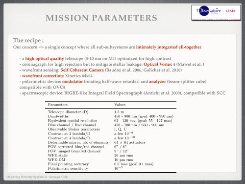 Anthony Boccaletti Paris Observatory -France - Science in Santiago