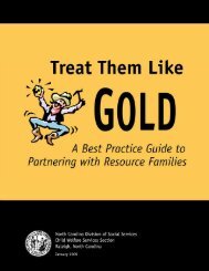 Treat Them Like GOLD - National Child Welfare Resource Center for ...
