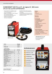 SCHWEISSKRAFT® EASY-TIG 200 HF - der tragbare DC - WIG - Sax