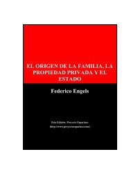 EL ORIGEN DE LA FAMILIA, LA PROPIEDAD PRIVADA Y EL ...