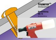 Nietwerkzeug MS 75 - Titgemeyer