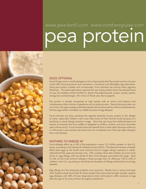 Pea Protein - Northern Pulse Growers Association