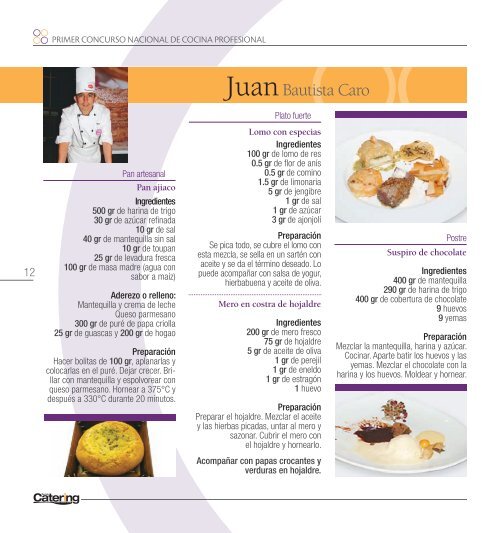 primer concurso nacional de cocina profesional - Catering.com.co