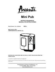 Mini Pub - Avanti Products