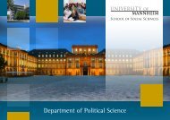 Department of Political Science - Sowi