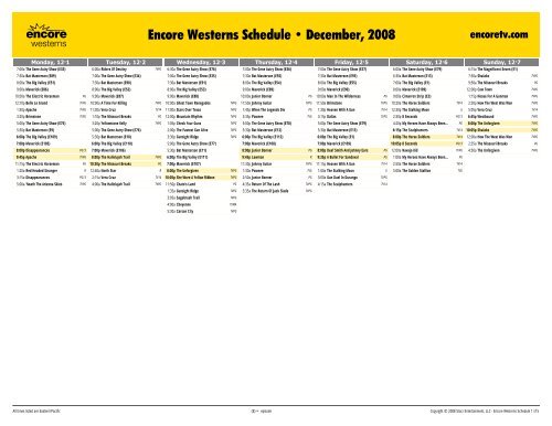 encore-westerns-december-2008-schedule-starz