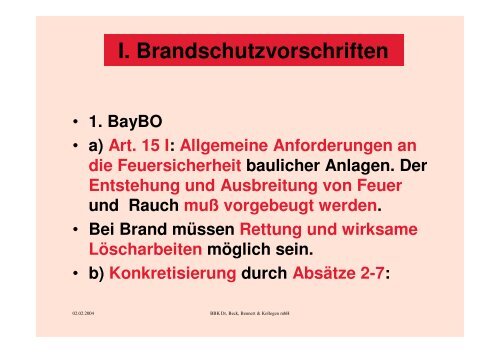 Haftung bei Brand - duschl ingenieure