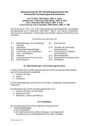 Schulordnung - Hessischer Verwaltungsschulverband