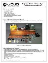 Assembly Manual - Mojotone.com