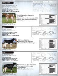 September SUPER SAMPLERs - Select Sires, Inc.