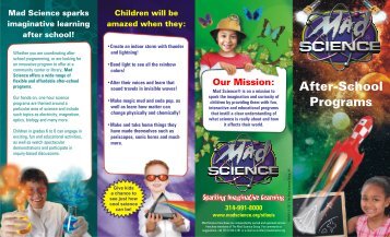 After-School Programs - Mad Science