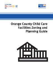 Orange County Child Care Facilities Zoning and Planning Guide ...