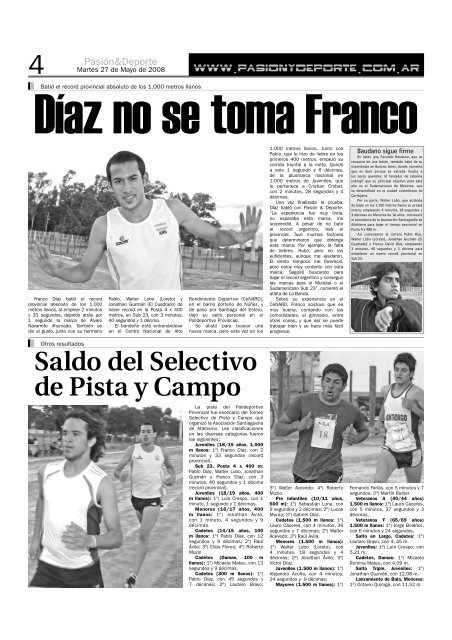 Diario - Pasión & Deporte