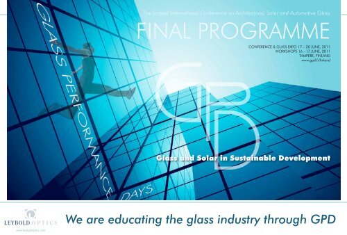 We are educating the glass industry through GPD - GPD.fi