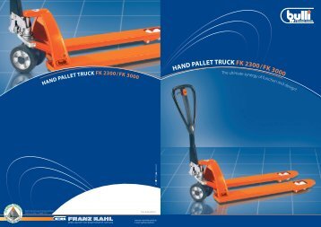 HAND PALLETTRUCK FK 2300 /FK 3000 - fk-shop.biz