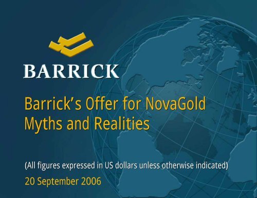 PDF 175 KB - Barrick Gold Corporation