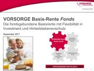 VORSORGE Basis-Rente Fonds