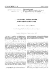 Characterization and origin of alunite in the El-Gideda iron mine ...