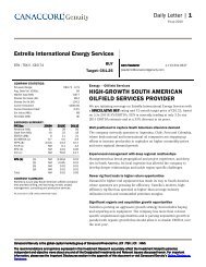 Estrella International Energy Services Ltd.