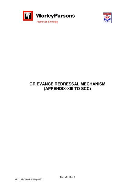 Pipelaying Tender-VOL I - WorleyParsons.com