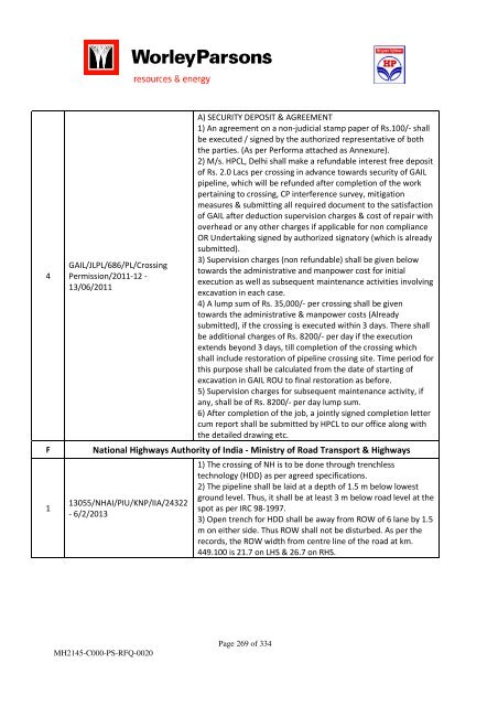 Pipelaying Tender-VOL I - WorleyParsons.com