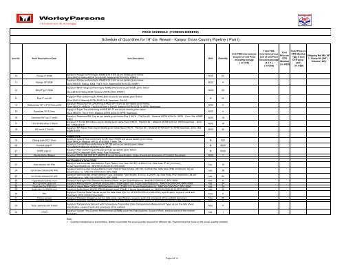 Pipelaying Tender-VOL I - WorleyParsons.com