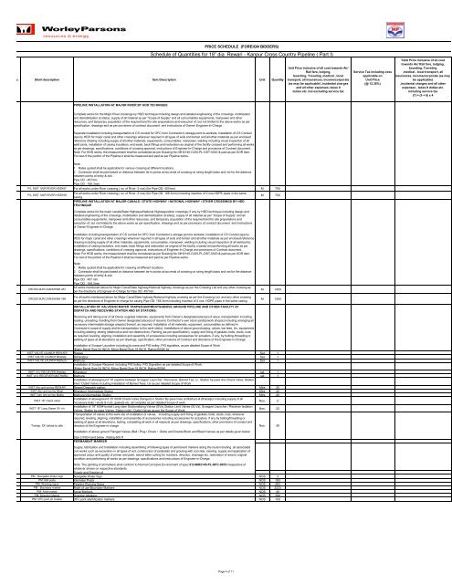 Pipelaying Tender-VOL I - WorleyParsons.com