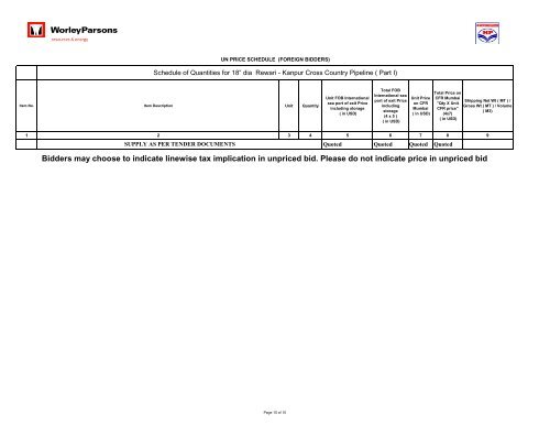 Pipelaying Tender-VOL I - WorleyParsons.com