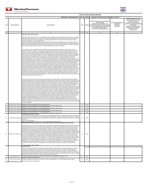 Pipelaying Tender-VOL I - WorleyParsons.com