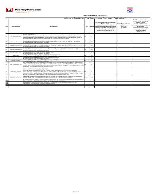 Pipelaying Tender-VOL I - WorleyParsons.com