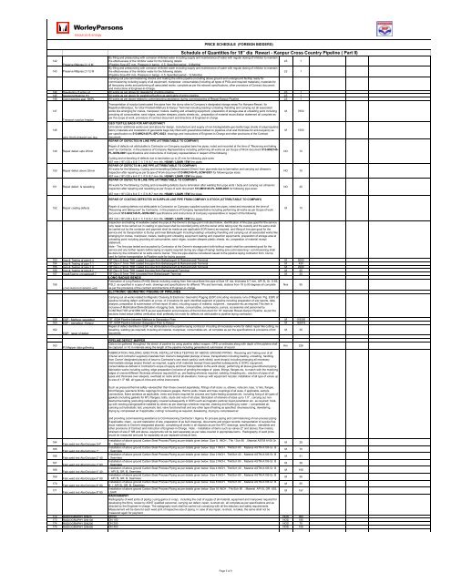 Pipelaying Tender-VOL I - WorleyParsons.com