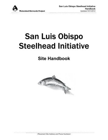 San Luis Obispo Steelhead Initiative - California Conservation Corps