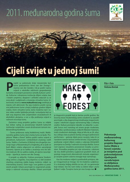 Ne koncesiji i prodaji šuma! - Hrvatske šume