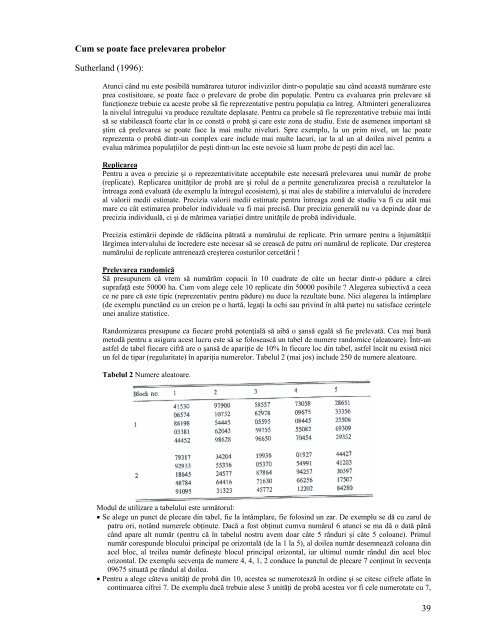 LucrÄri practice de ecologie - CESEC