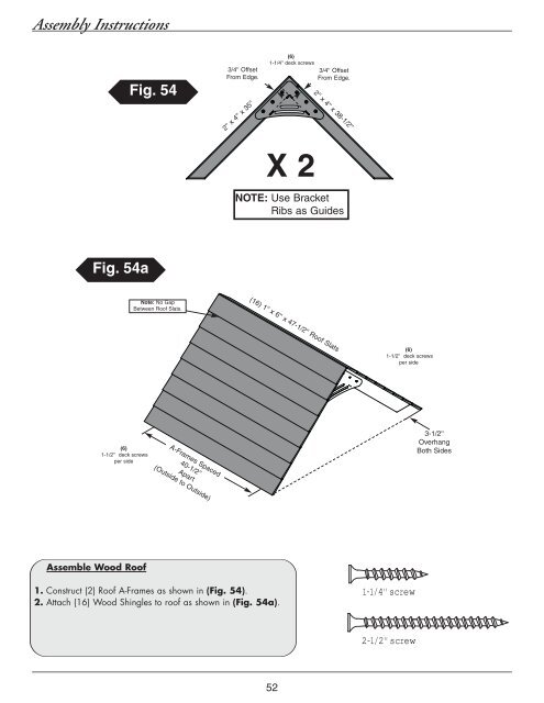 Assembly Instructions - Swing-N-Slide