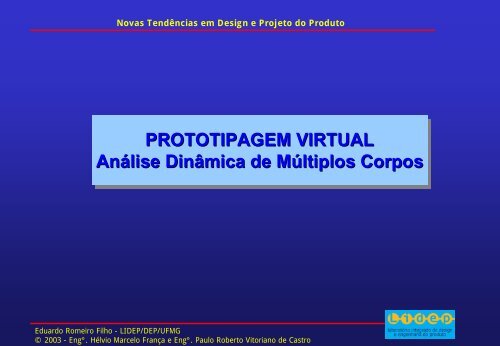 TransparÃªncias - Departamento de Engenharia de ProduÃ§Ã£o - UFMG