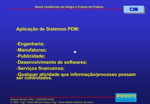 TransparÃªncias - Departamento de Engenharia de ProduÃ§Ã£o - UFMG