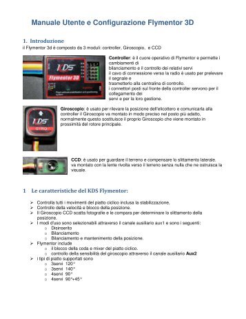 Flymentor 3d Manuale Utente.pdf - BaroneRosso.it