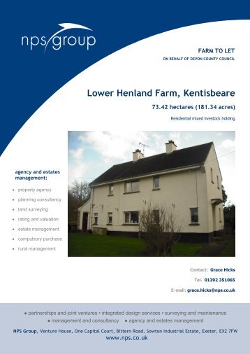 Lower Henland Farm, Kentisbeare - NPS