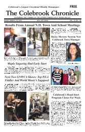 March 16, 2012 - Colebrook Chronicle