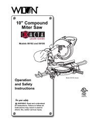 10 Compound Miter Saw - MIS Group, Inc.