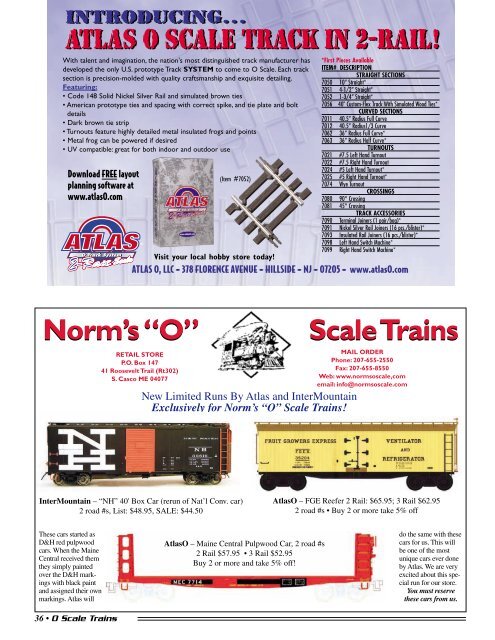 More Color More Color - O scale trains